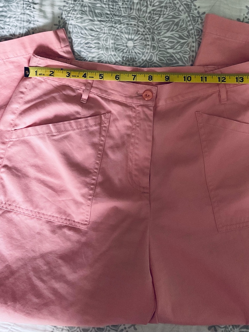 J. Jill Pink Ankle-Length Cropped Pants 8P